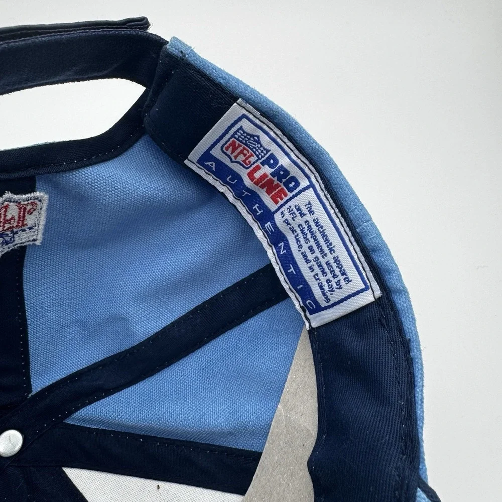 New Reebok Tennessee Titans Hat Cap‎ Men's Blue Adjustable Strap Vintage NFL Y2K